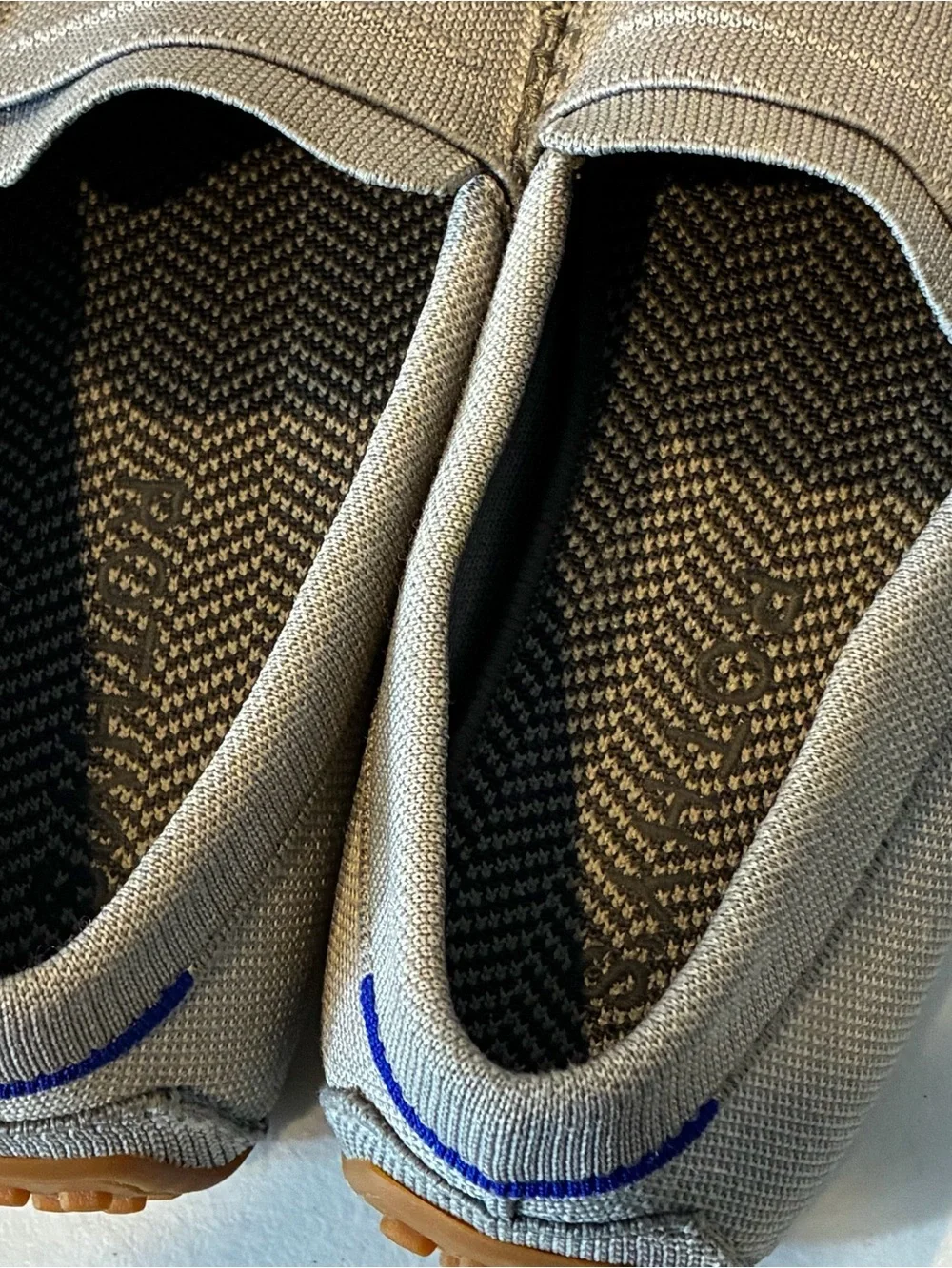 ROTHY'S The Driving Loafer Falcon Gray Knit 10.5